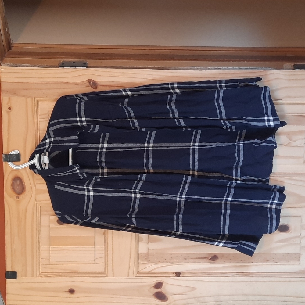 Old Navy Navy Plaid